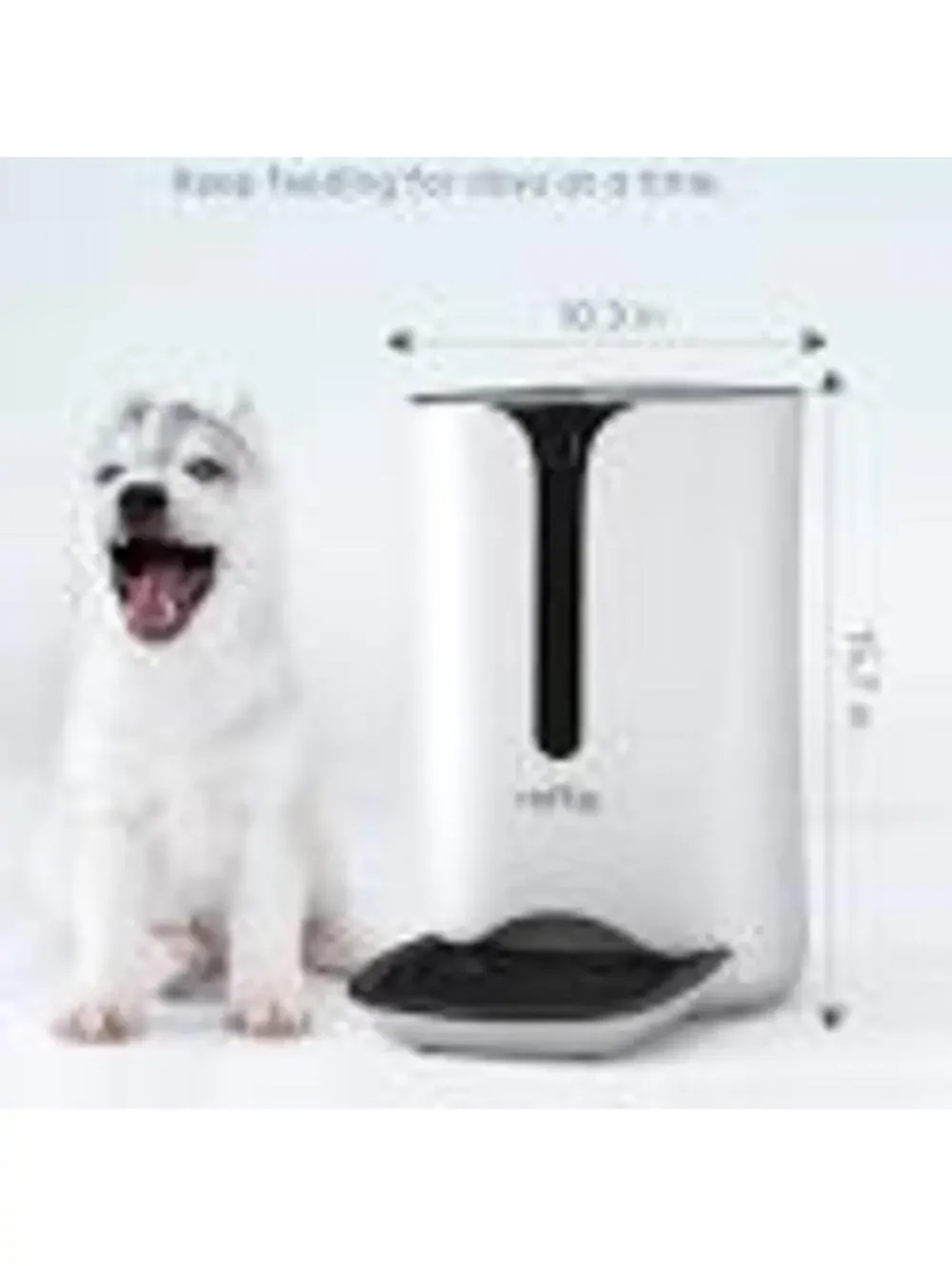 Roffie PF30 Automatic Pet Feeder with Bowl TESTED Shows Wear with LT food stains